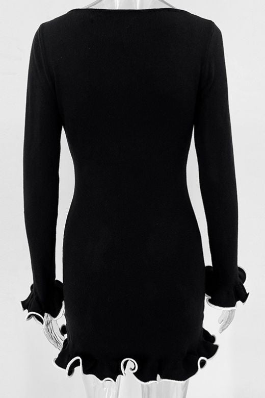 Regina Long Sleeve Mini Dress - Sun Yellow (Sale)