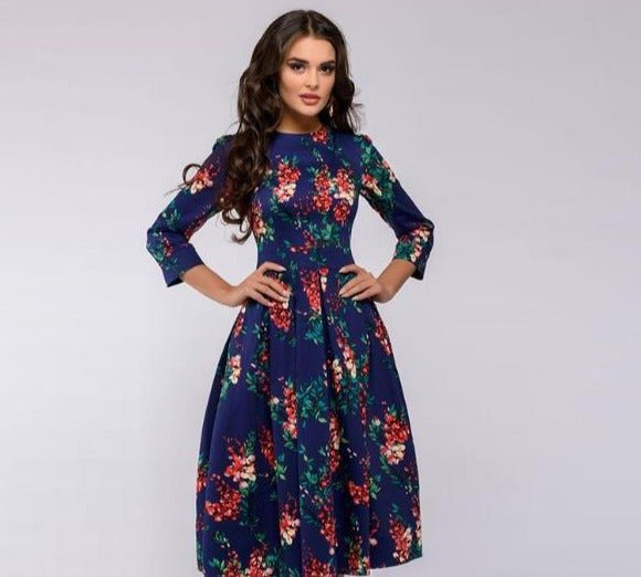 Esperanza Elegant Womens Dress Dress with Relaxed Fit and Seasonal Wardrobe Essential