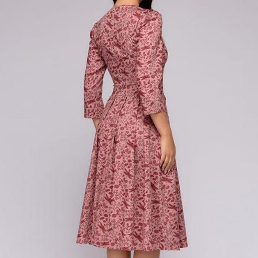 Esperanza Elegant Womens Dress Dress with Relaxed Fit and Seasonal Wardrobe Essential