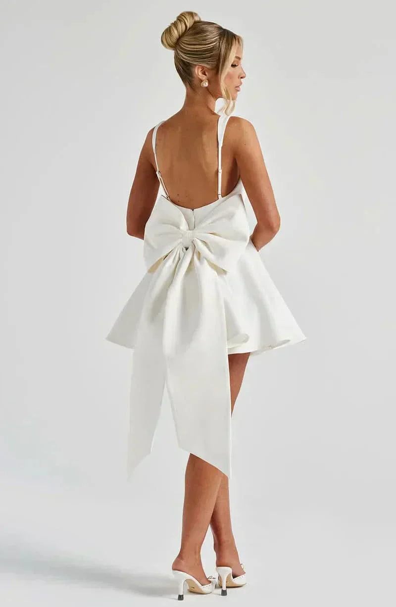 Estelle Bow Mini Dress