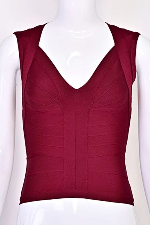 Sabrina Bandage Top - White Pearl