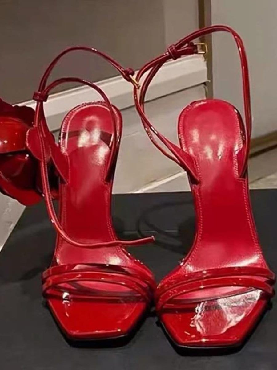Sage Ankle Strap Stiletto Heel