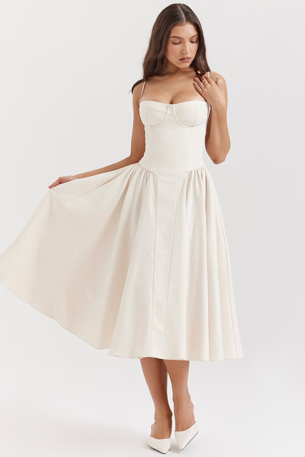 Lory Elegant Midi Dress