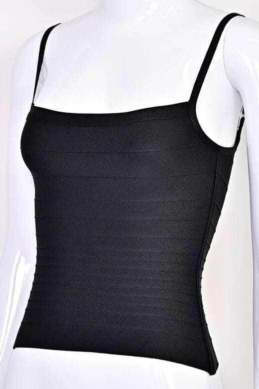 Scarlett Bandage Tank Top - Classic Black