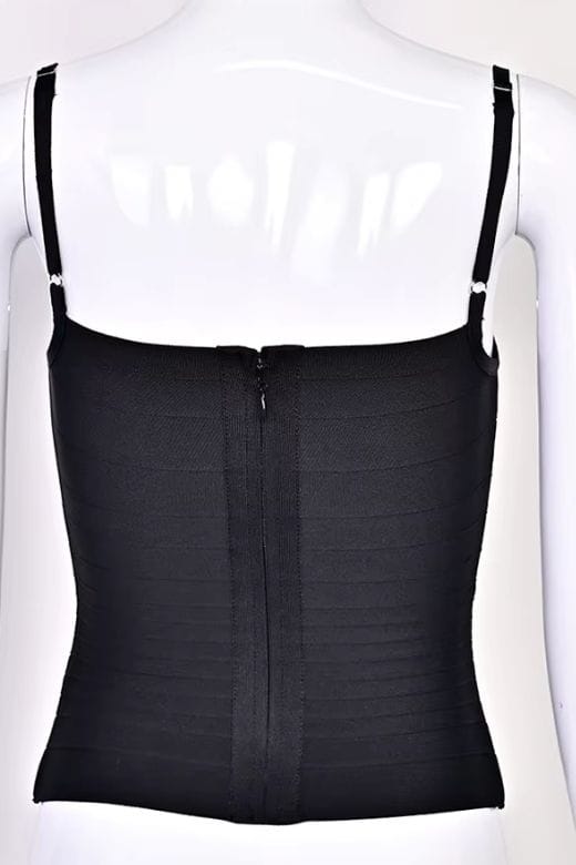 Scarlett Bandage Tank Top - White Pearl