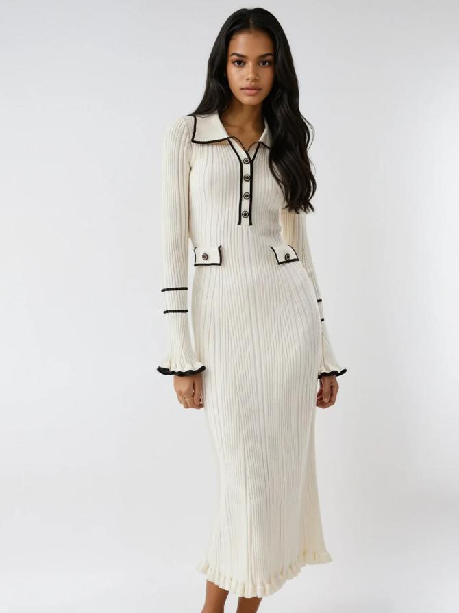 Stylish Classic Knit Dress