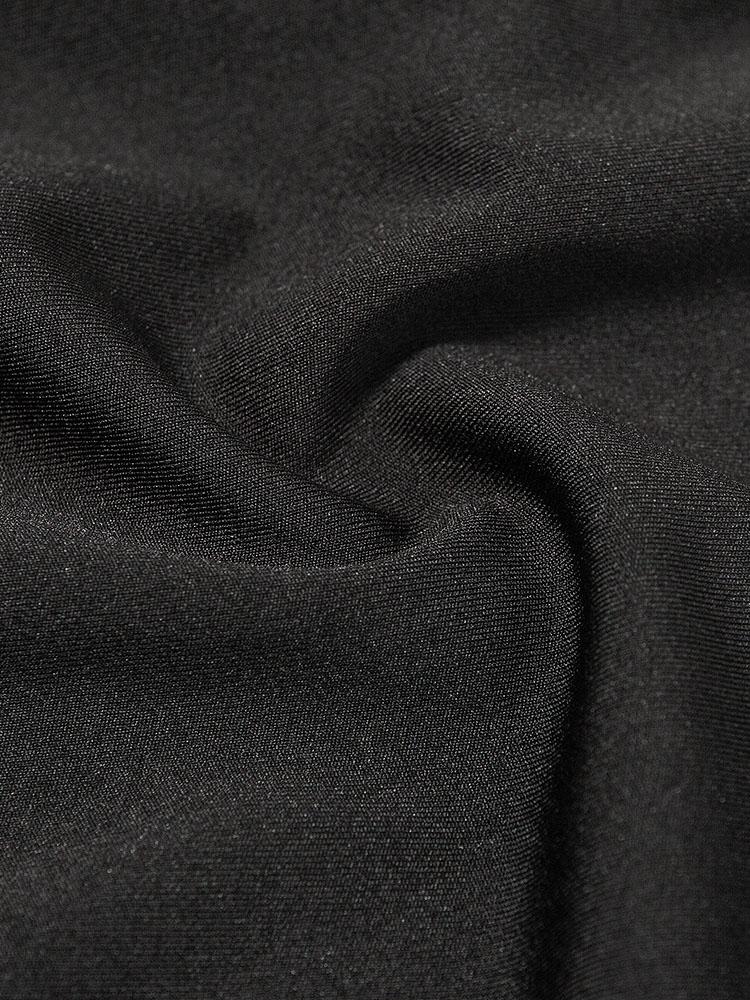Solid V neck Chain Sleeveless Tight Dress