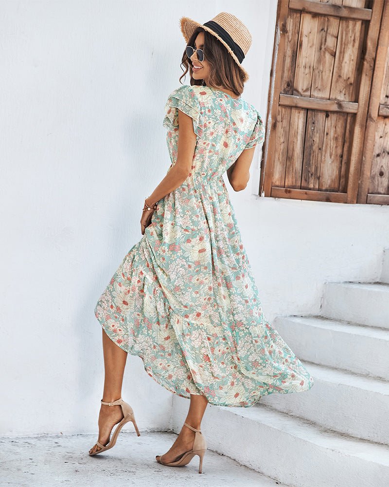 Tamara Elegant Summer Dress with Floral Print for Women Stylish Outfit