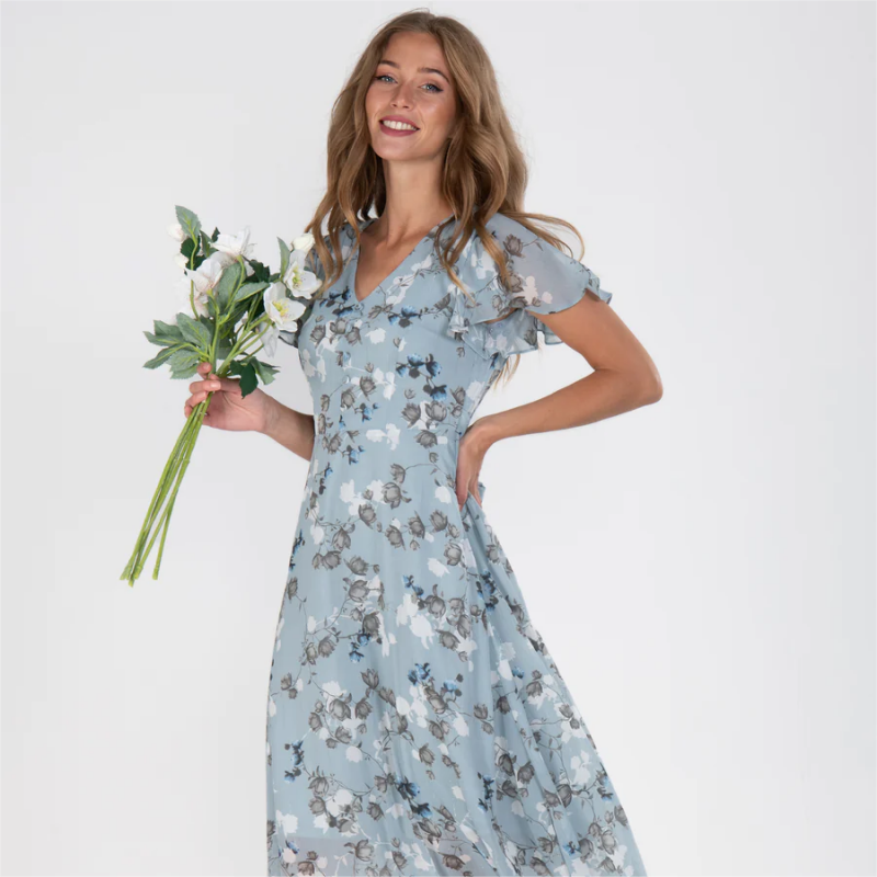 Verónica Statement Stylish Summer Dress Occasion Edit