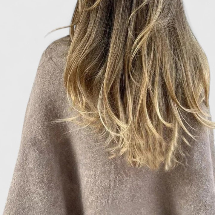 Snap Button Drop Shoulder Cropped Knit Jacket
