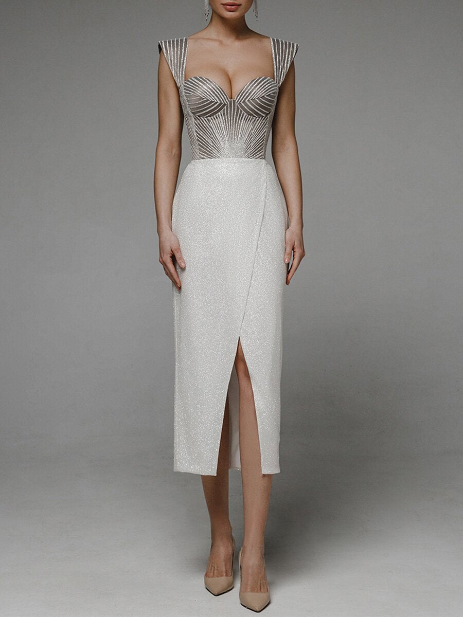 Elegant Backless Hip Dress Dress