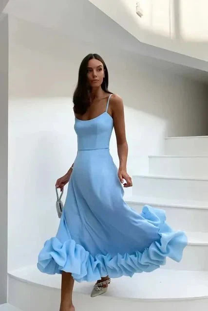 Xochitl Elegant Maxi Dress with Ruffles for Women Versatile Daily Pick