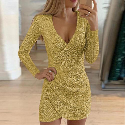 Urban Isabel Glittery Wrap Dress Dress for Modern Fashion Wear