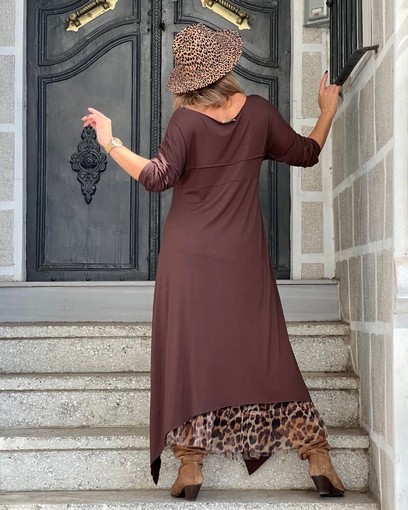 Aída Aesthetic Elegantes Tunic Dresses Chic Silhouette Collection