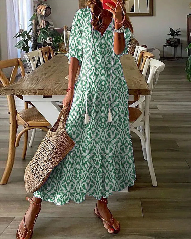 Lidia Long Womens Dress Modern Dress for Comfort Fit Design