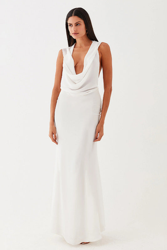 Hooded Deep V Backless Bodycon Dress 5
