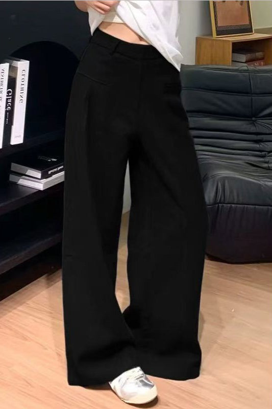 Linen High Waist Casual Wide Leg Pants