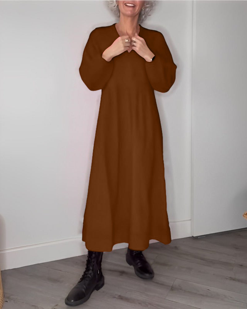 Jenifer Statement Long Sleeve Dress Elevated Occasion Wear