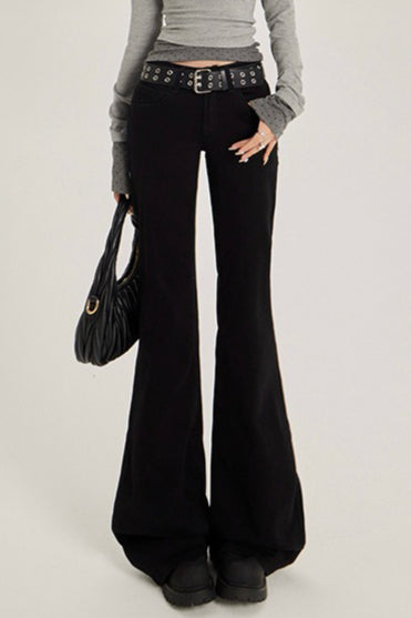 Low Rise Stretchy Slim Bootcut Jeans