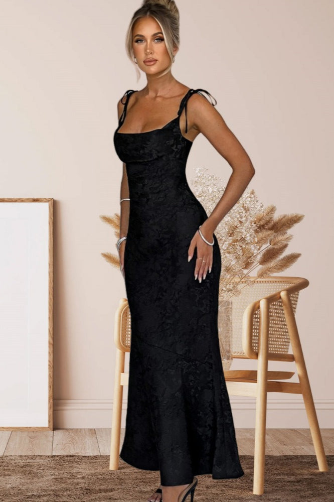 Sash Backless Mermaid Dress 14