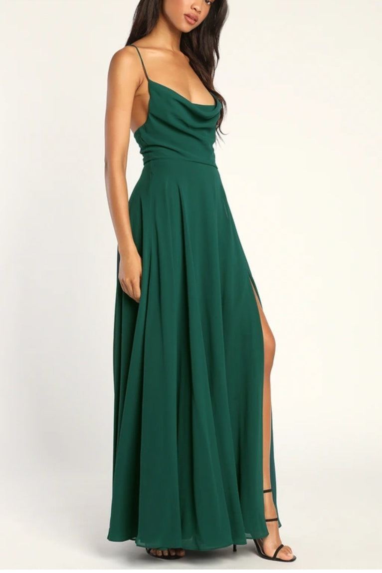 Halter Backless Maxi Dress 11