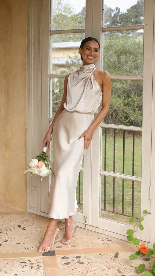 Chloe Timeless Long Sparkly Dress Everyday Luxe Edit