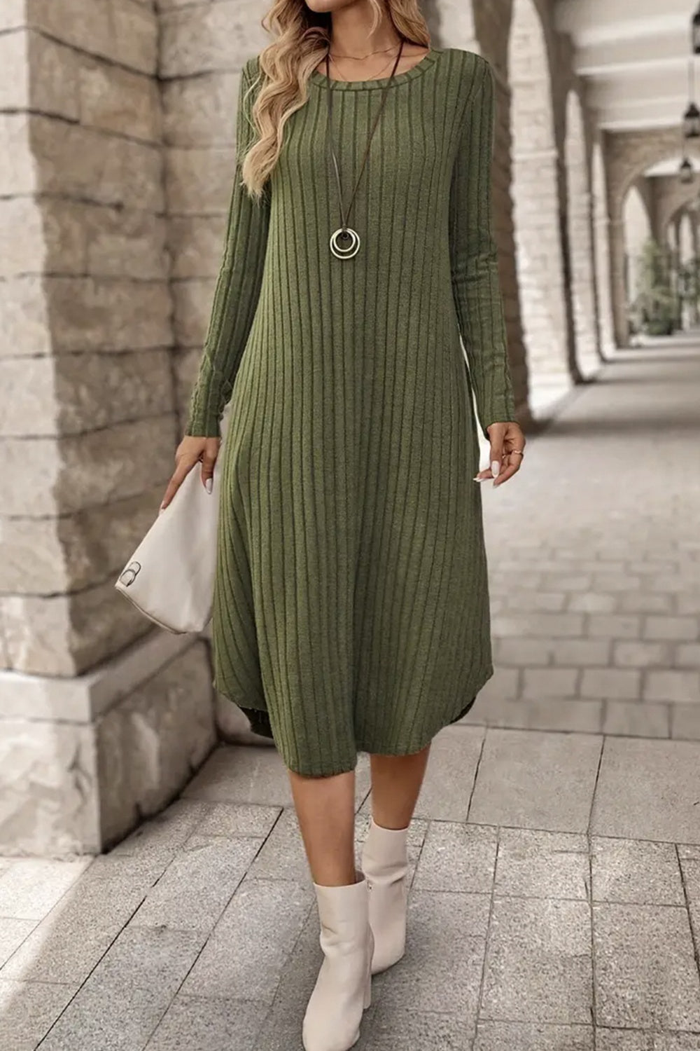 Helena Long Sleeve Dress Modern Dress for Seasonal Wardrobe Essential