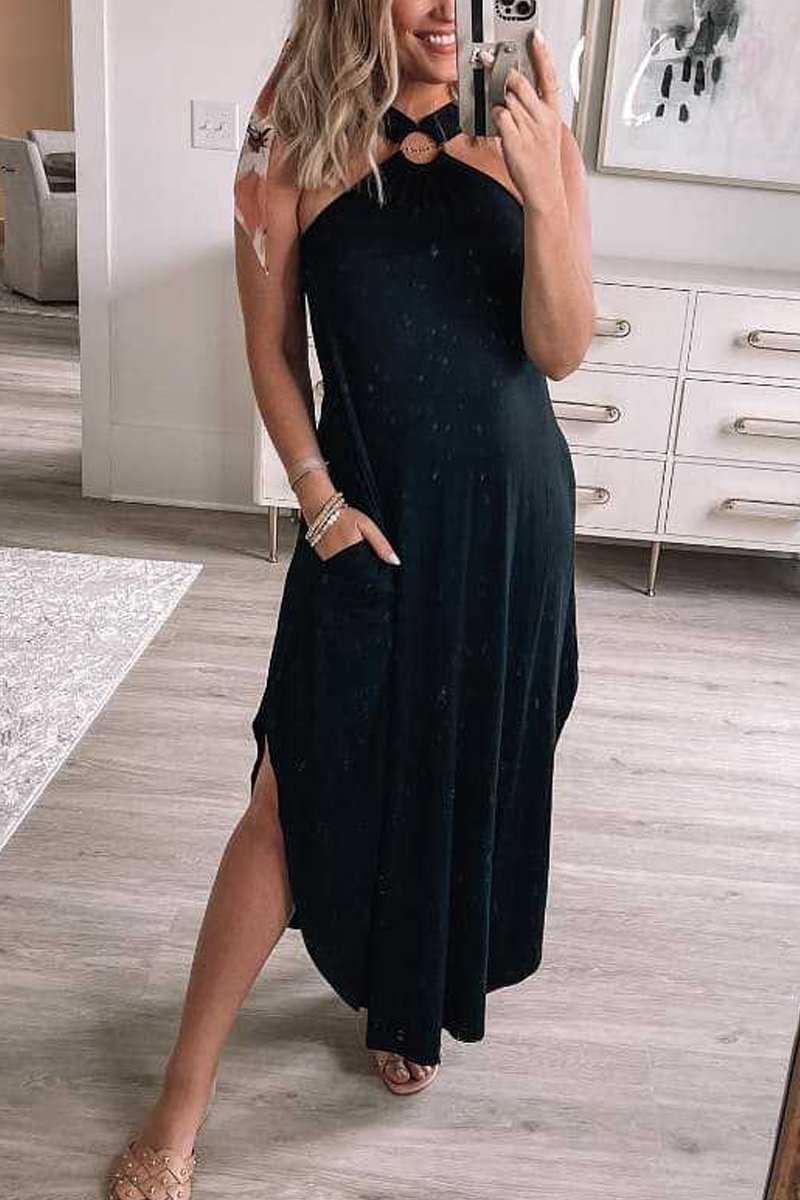 halter maxi dresses