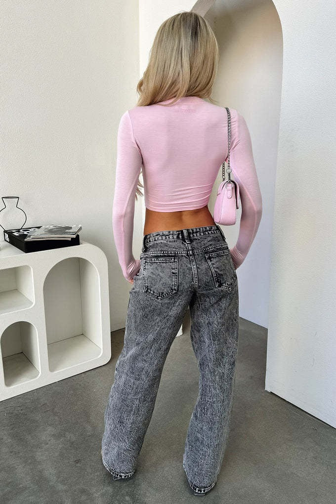 Vintage Low Rise Casual Straight Leg Jeans