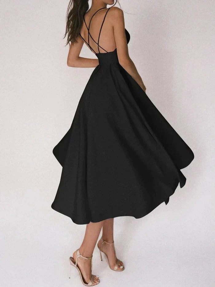 Yolanda V Neck Dress Dress with Relaxed Fit and Comfort Fit Design