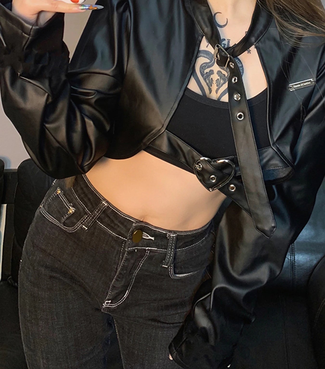 Locomotive ONeck Cropped Jacket