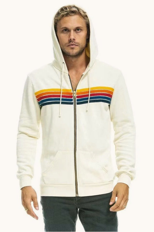 Rainbow Long Sleeve Casual Hoodie
