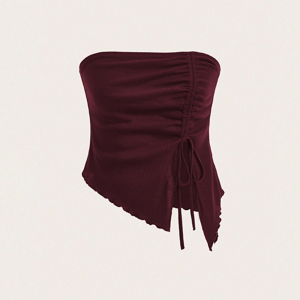 Slim-fitting Bandeau Vest Top