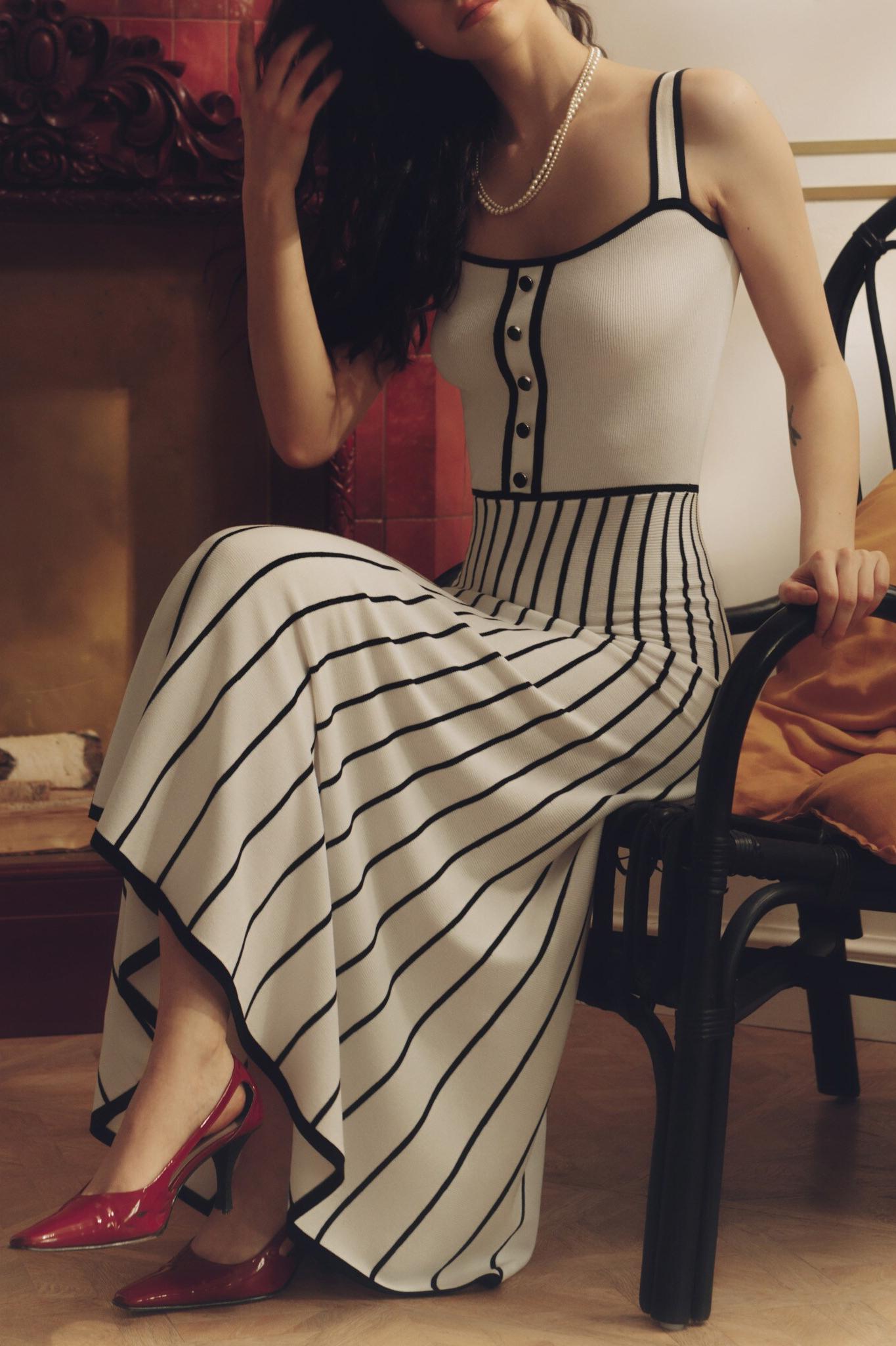 Frida Effortless When Knitting Midi Dress Premium Wardrobe Essential