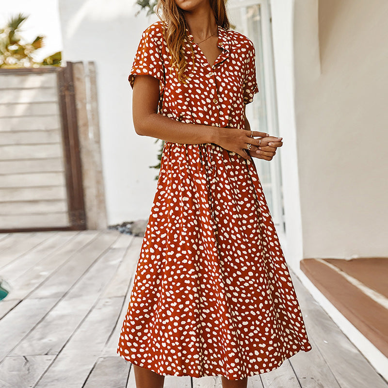 Violeta Timeless Polka Dot Dress for Women Statement Occasion Edit