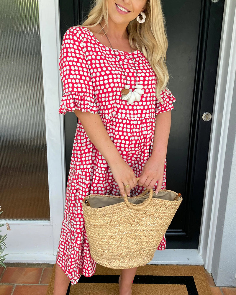 Masha Classic and Elegant Summer Dress for Women Modern Chic Style
