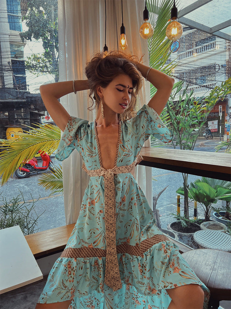 High-Low Midi Dress
