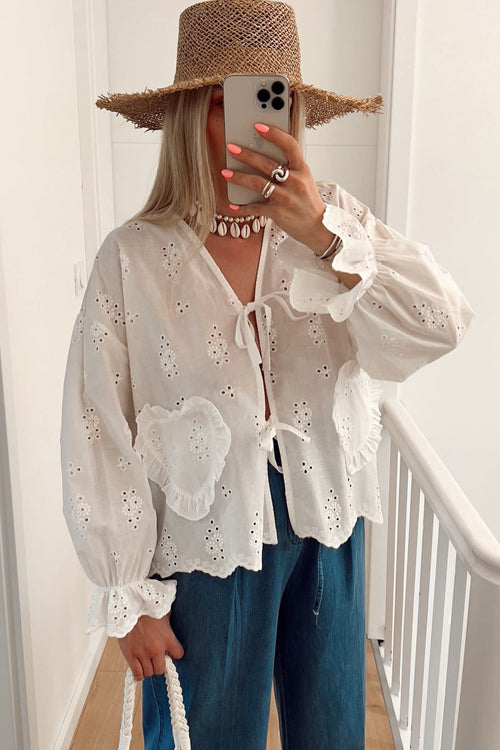 Perfectly You Tie-Front Gingham Top - 10 Colors