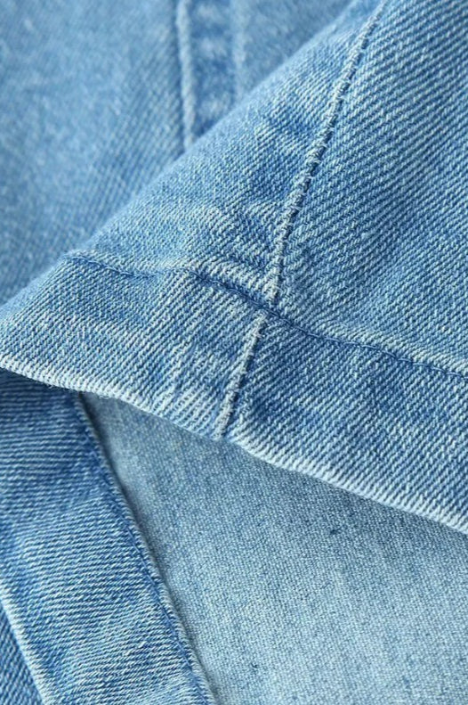 Slim Fit ButtonUp Denim Dress