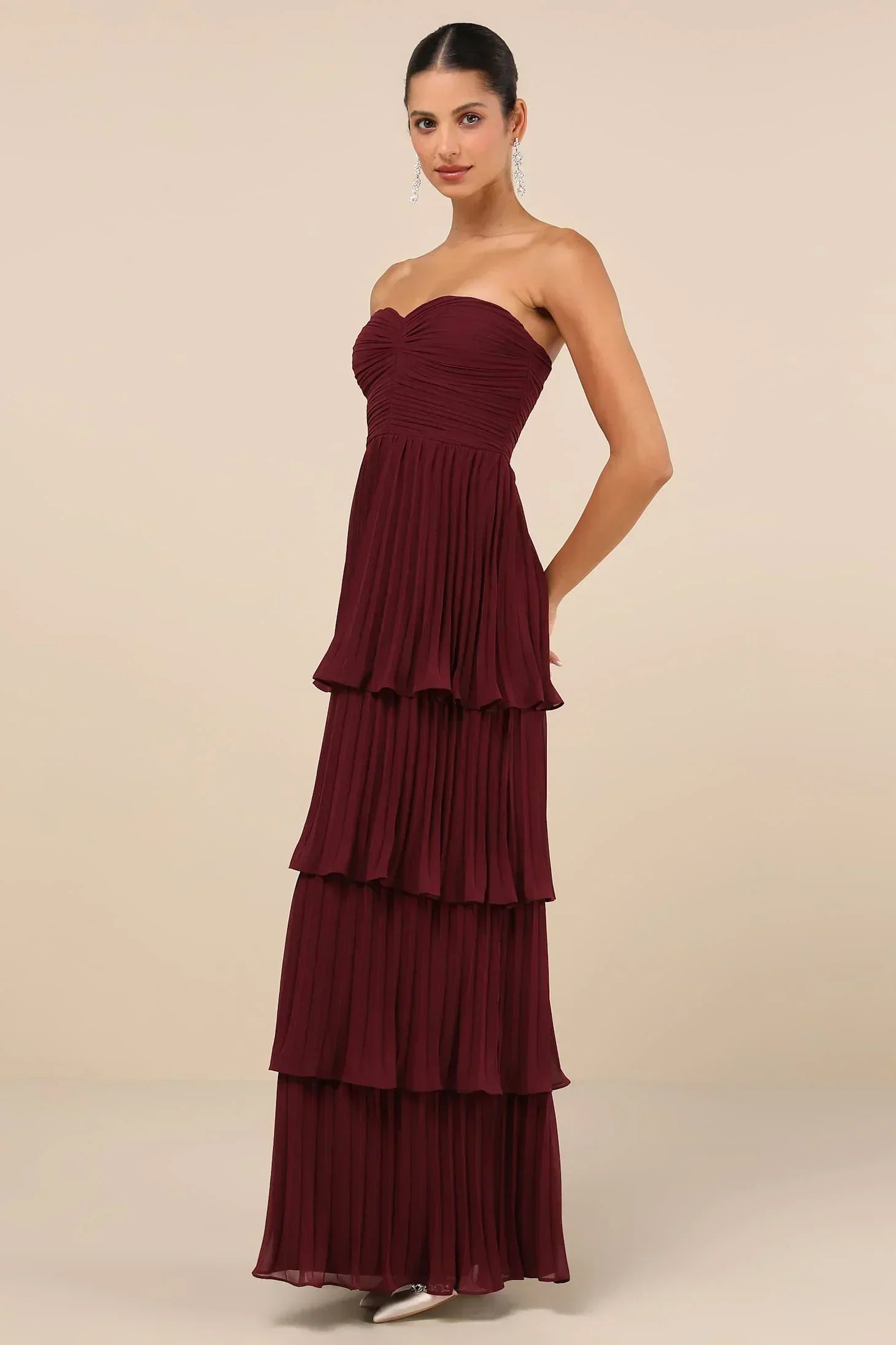Valeria Boutique Strapless Maxi Dress Evening Wear Edit