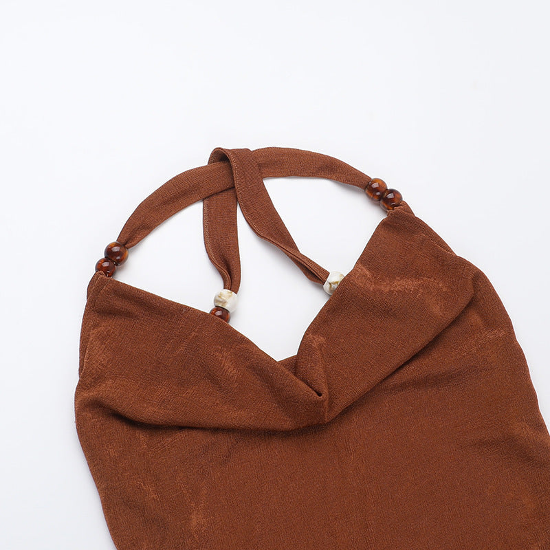 Rowan Maxi Dress Brown