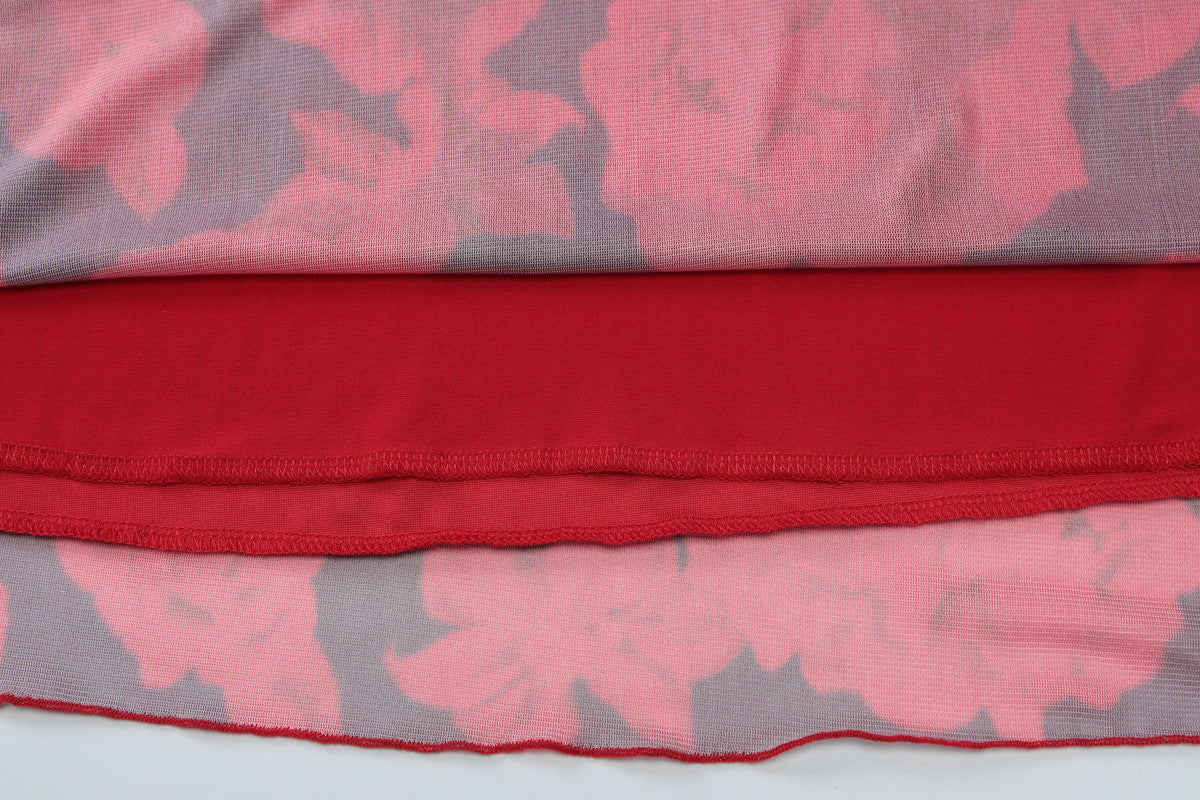 Frederick Maxi Dress Red