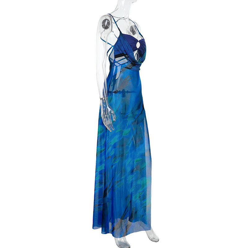 Dempsey Maxi Dress Blue