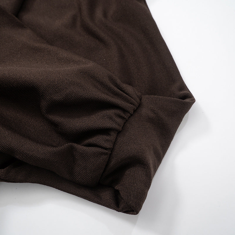 Gans Mini Dress Brown