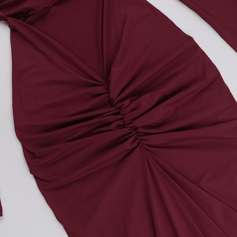 Mulberry Maxi Dress Maroon