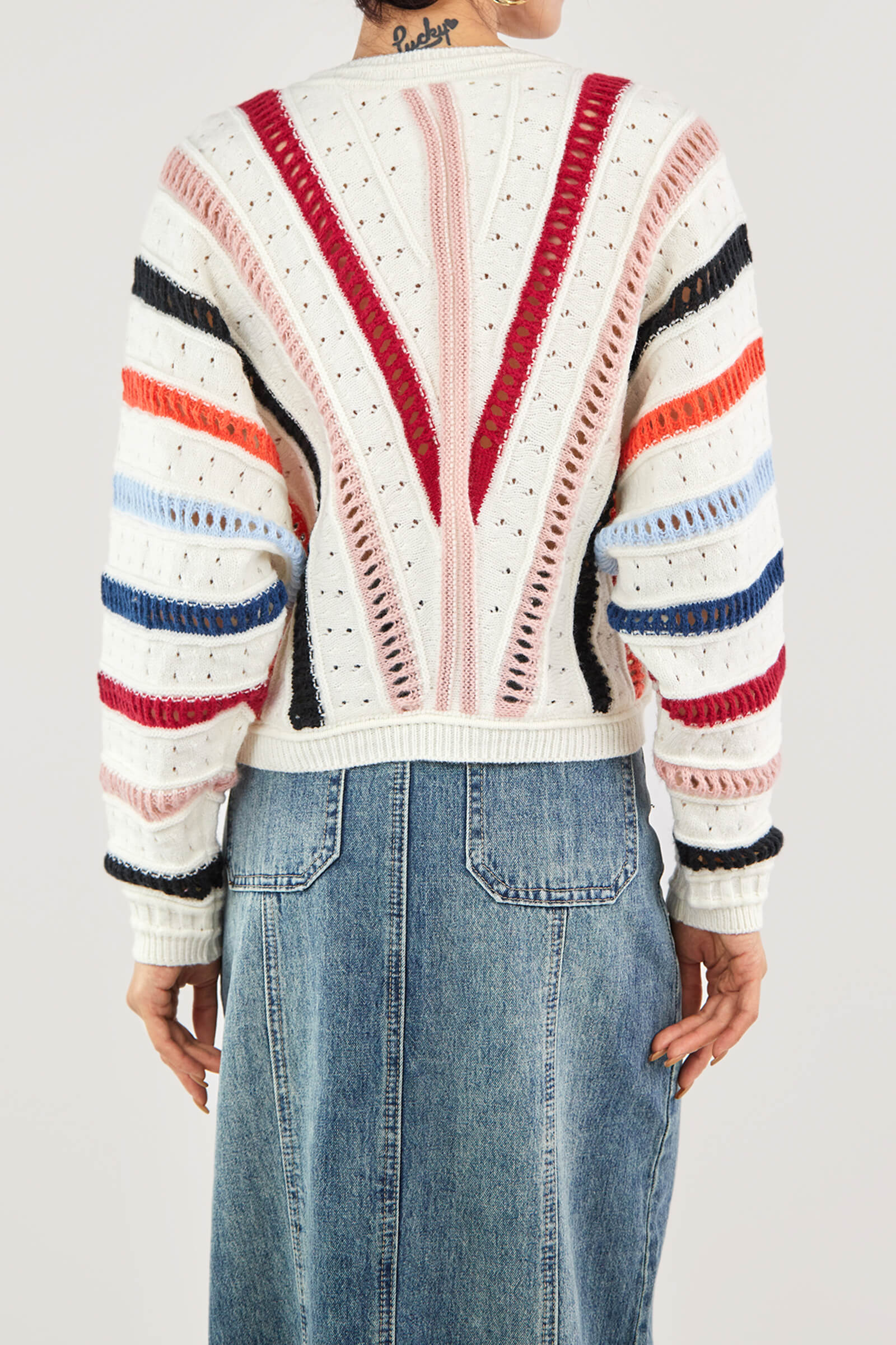 Beige Oversized Batwing Sleeve Sweater