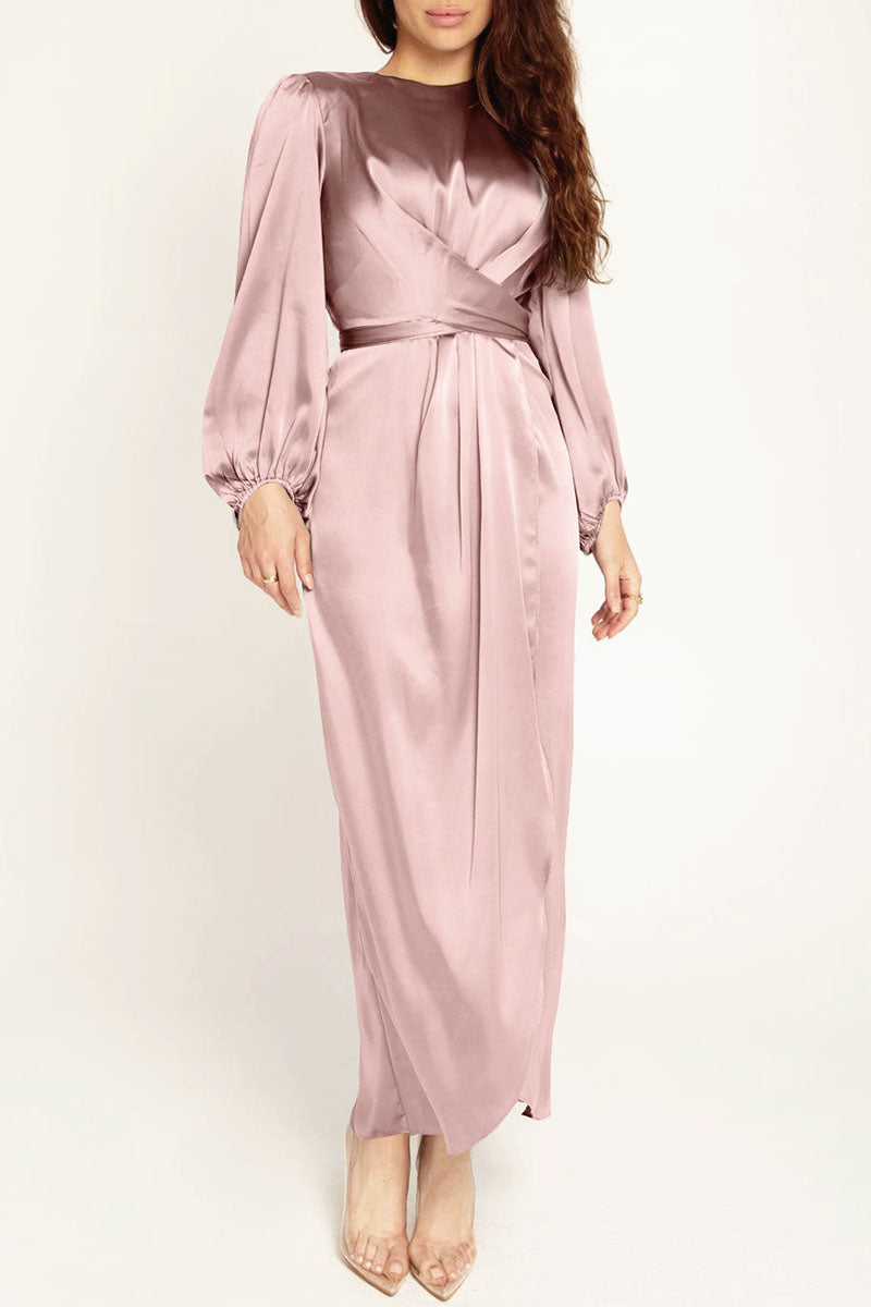 Hana Fashion Stars Solid Tailored Dress with Premium Casual Styling