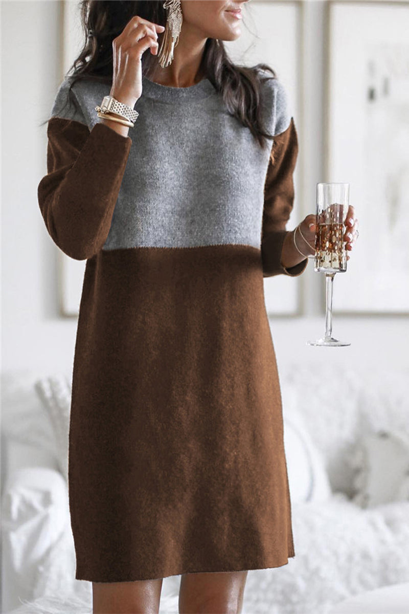 Hana Classic And Elegant Dress with Relaxed Fit and Layered Outfit Styling