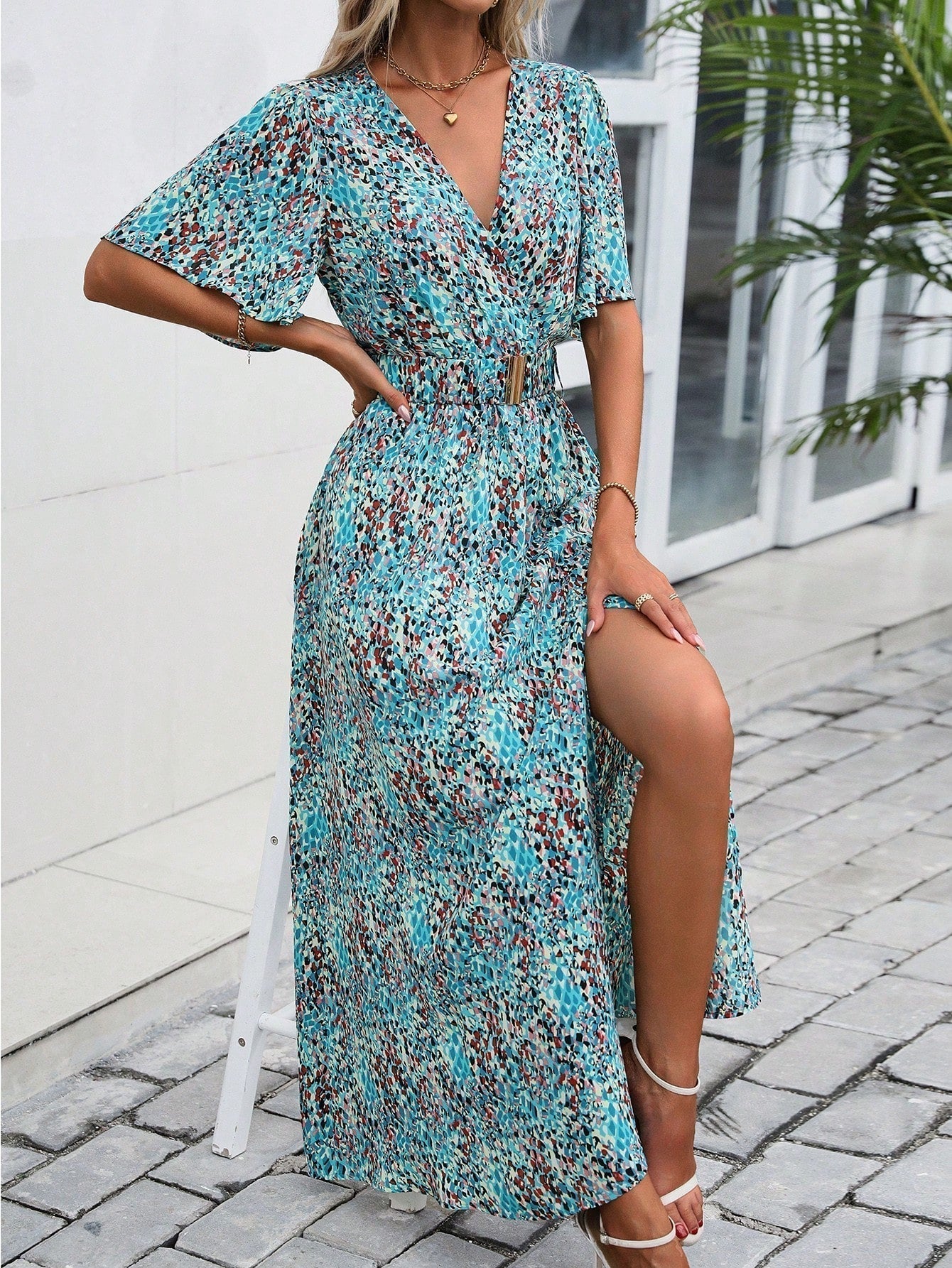 Tania Exclusive Maxi Dress Butterfly Style Designer Edit