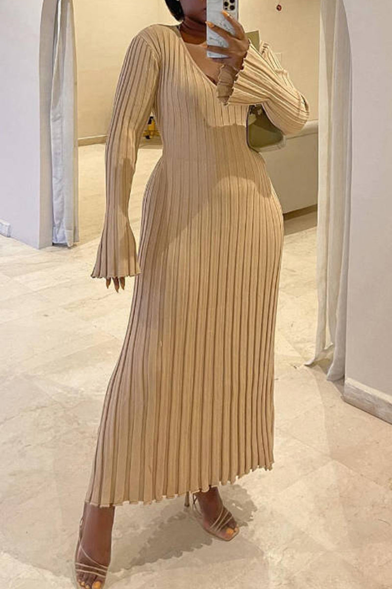 Modern Valeria Casual Solid Color Dress for Modern Fashion Wear